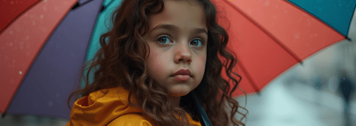 Дівчина з парасолькою