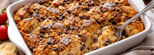 Пудинг із черствої паски