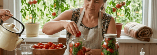 Консервація помідорів