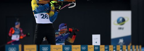 Биатлон на Олимпиаде в Италии