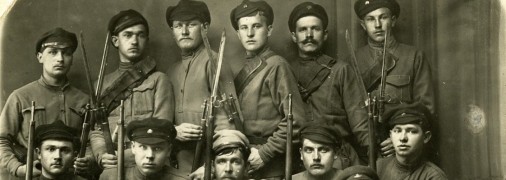 Латиські стрілки (на фото), як і балтійські матроси, були передовим загоном більшовиків під час жовтневого перевороту і в роки Громадянської війни