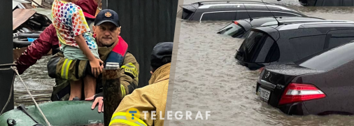 Рятувальник на руках виносили дітей з будинків