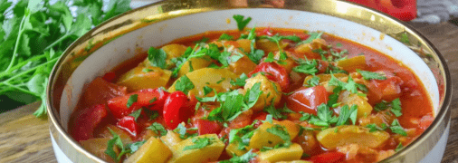 Ніжне овочеве рагу з кабачків