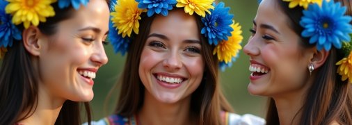 Українки сміються