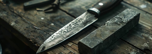 Нож можно сделать острым даже без точилки (изображение создано с помощью ИИ)