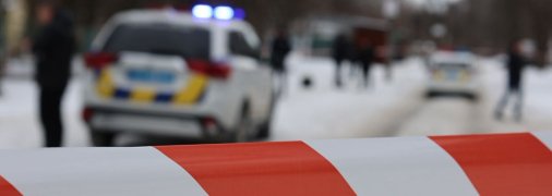 Полиция работает на месте