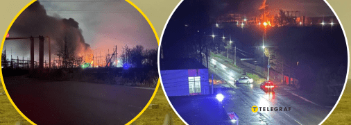 Владімірська електропідстанція загорілася після атаки
