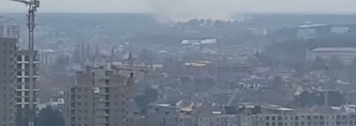 Россия ударила крылатыми ракетами по пригороду Киева (видео)