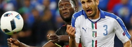 Бельгия 1:2 Италия - онлайн матча Чемпионата Европы