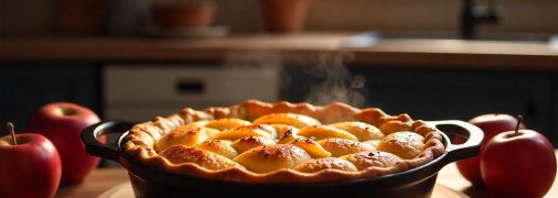 Смачний пиріг на сковороді