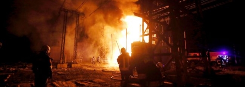 Ракетные атаки россии часто происходят в ночное время суток.