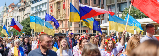 Беженцы из Украины в Чехии