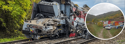 В Словакии столкнулись два поезда