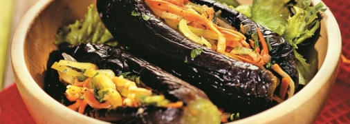 Фаршировані баклажани на зиму — рецепт