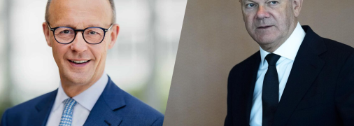 Фрідріх Мерц та Олаф Шольц