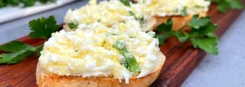 Сытная яичная намазка