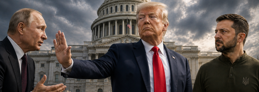 Трамп між Зеленським та Путіним