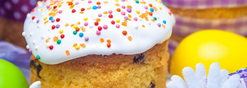 Украшение пасхальной выпечки