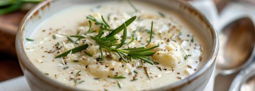 Цей суп стане чудим варіантом обіду у спеку (зображення створено за допомогою ШІ)