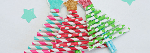 Новогодние поделки из коктейльных трубочек: 13 идей для детского творчества 