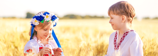 Маленькі українці у вишиванках