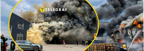 Сильный пожар в Тернополе