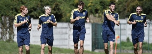 Игроки сборной Украины