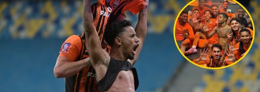 Бразильці "Шахтаря" зробили спільне фото після гри з "Динамо"