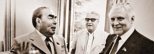 Володимир Щербицький і Леонід Брежнєв, початок 1980-х років