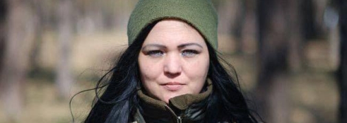 Украинская военнослужащая Олеся