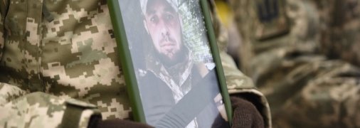 36-летнего воина провели в последний путь