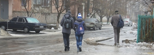 Слякоть при околонулевых температурах - обычное явление