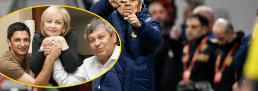 Мірча Луческу із сім’єю