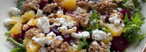 Салат із буряком та апельсином