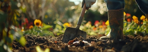 При скоплении огорода нужно беречь свои руки (изображение создано с помощью ИИ)