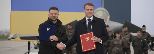 Володимир Зеленський та Еммануель Макрон