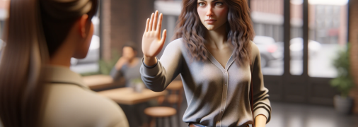 Особисті кордони — це важливо (фото створене з допомогою ШІ)