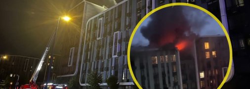 Дим було видно за сотні метрів