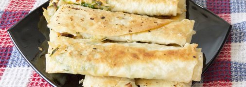 Завтрак из лаваша