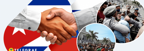 Протести в Кубі, її прапор