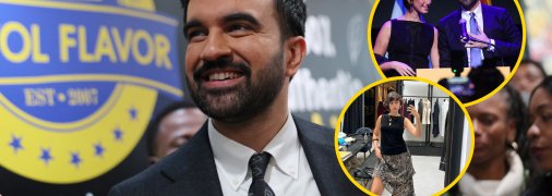 Зохран Мамдани вместе с женой