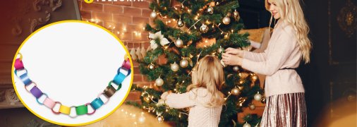 Новогодняя гирлянда из детства