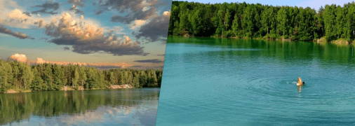 Озеро возле села Новаки