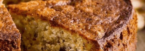 Нежный пирог с грецкими орехами