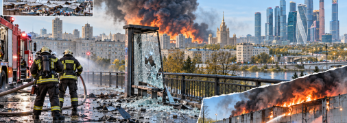 Москва после атаки