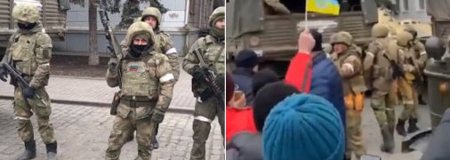 Жители города вышли на митинг