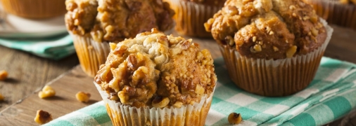 Фантастические постные банановые кексы