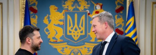 Володимир Зеленський та Ден Дрісколл