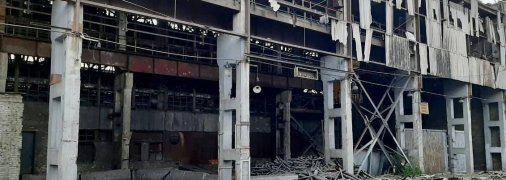 Руйнування після нічного обстрілу Нікополя 9 серпня