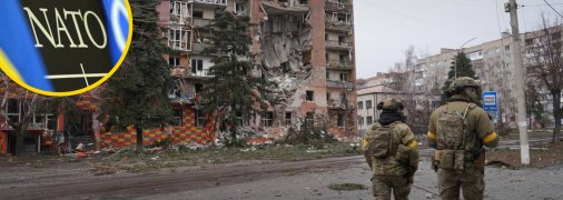 Украинские пограничники в Покровске